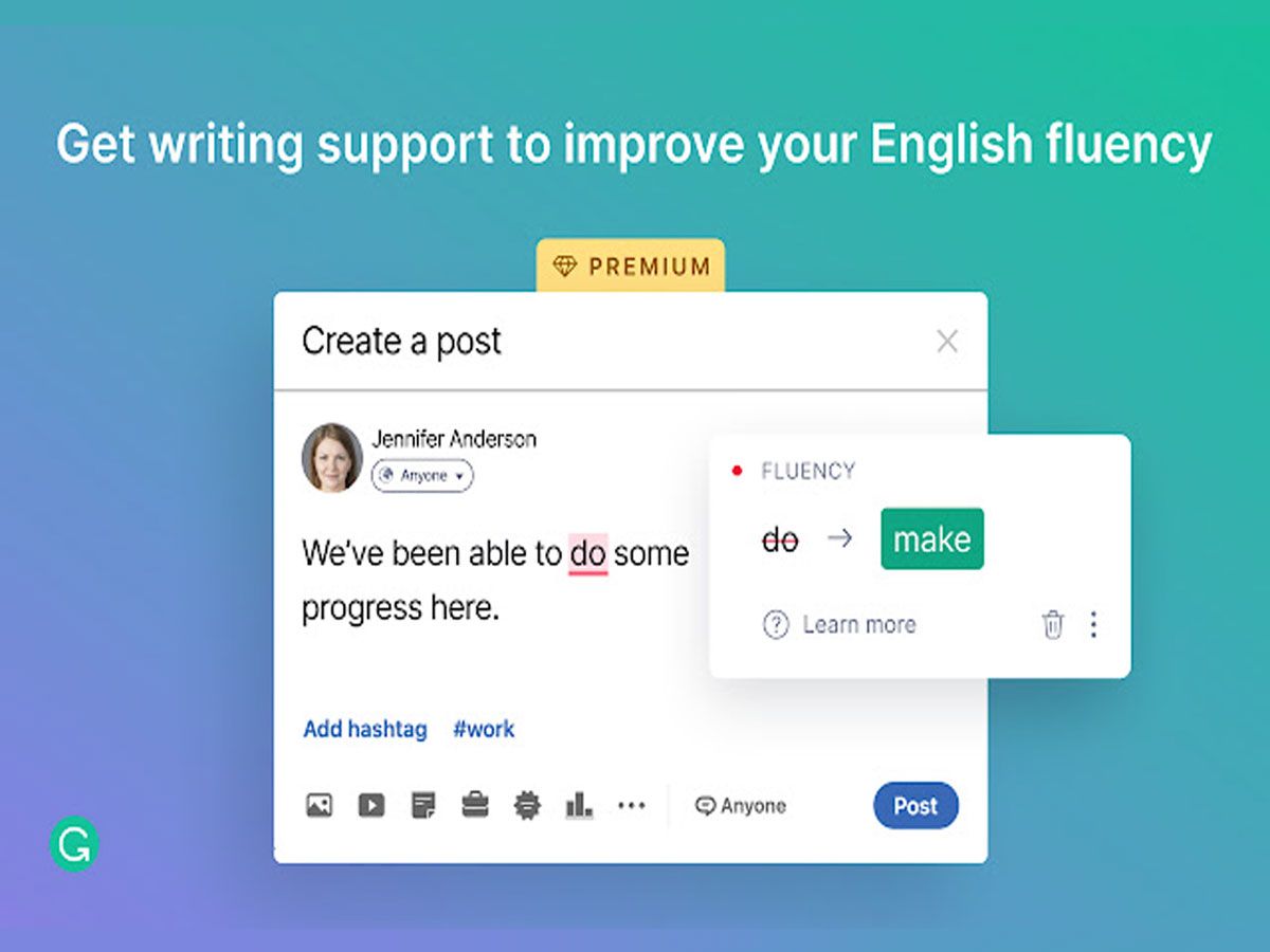 Grammarly is an AI-powered writing assistant