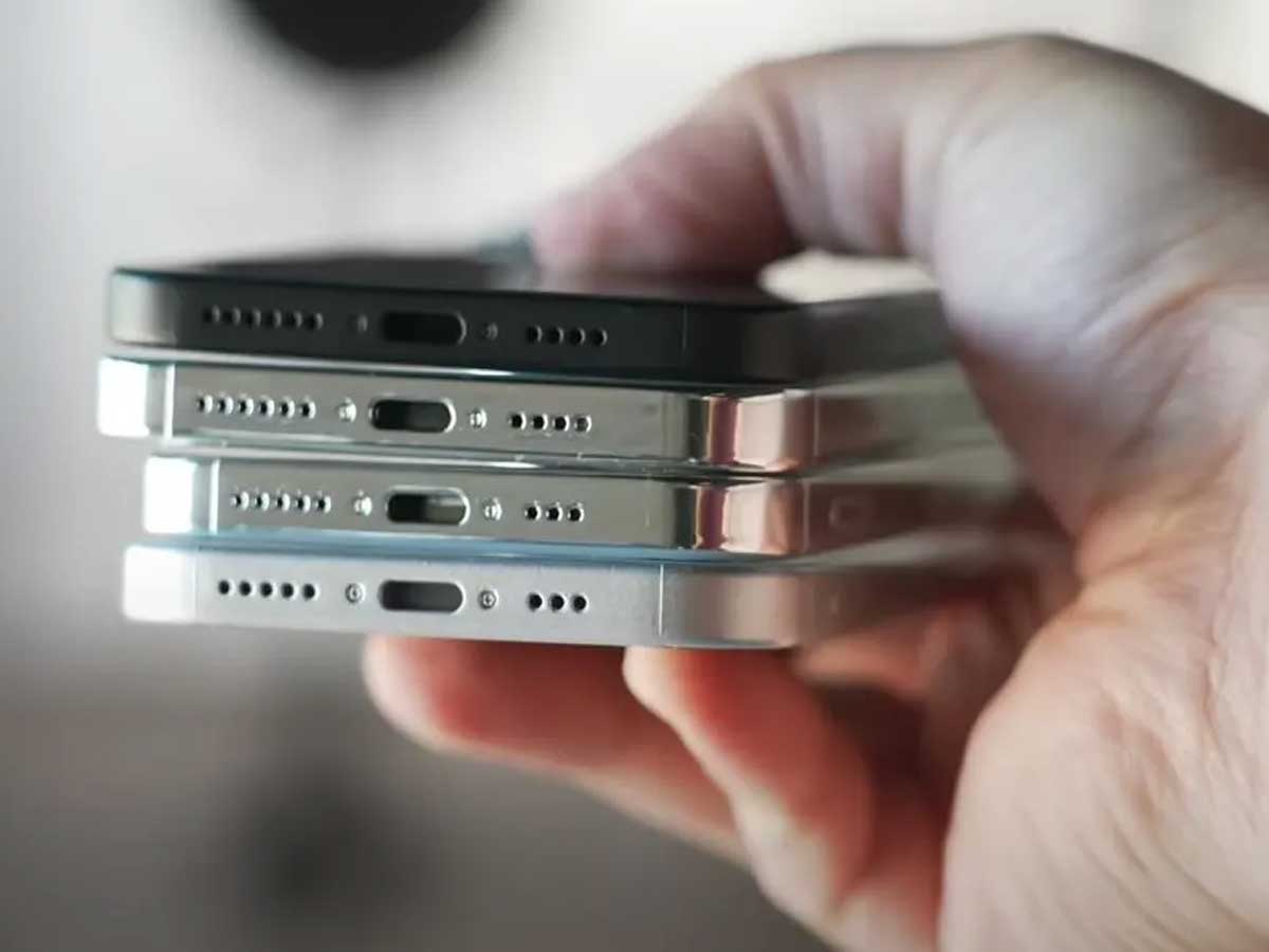 Leaked dummy units show the iPhone 15 range has a USB-C port on every model
