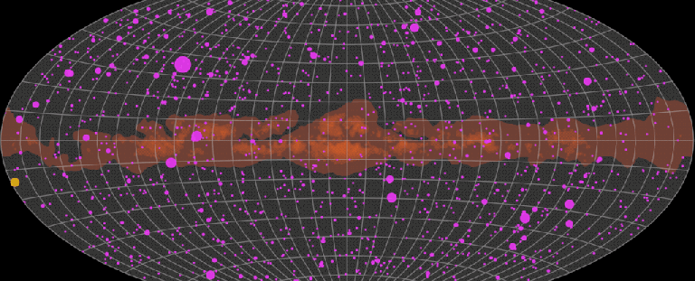 NASA-Fermi-1-Year-Gamma-Ray-Sky-Map