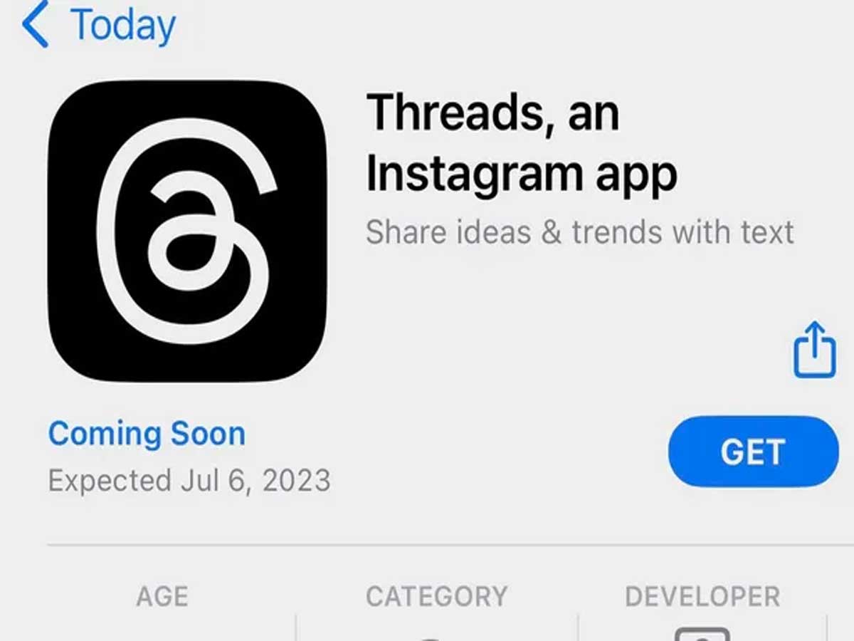 Get ready for the launch of Instagram Threads, the Twitter competitor from Meta, coming on July 6th! The App Store listing reveals it's all set for iPhone users.