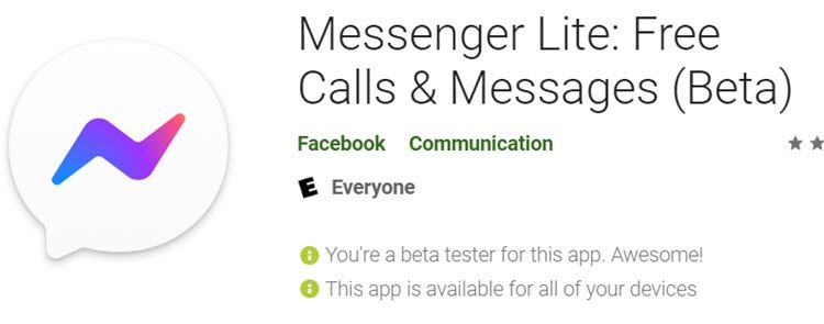 Messenger Lite Going Away Meta September