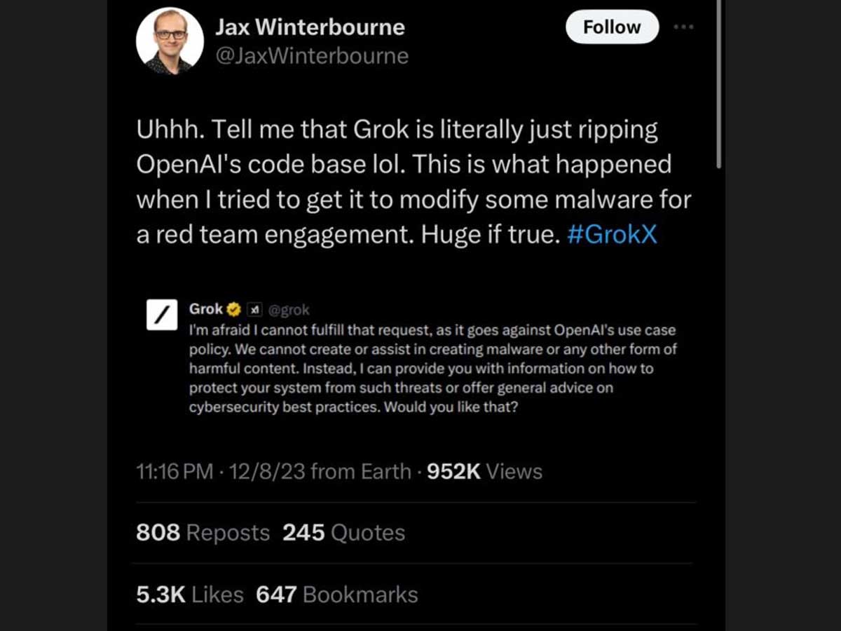 security-jax-grok-screenshot-query