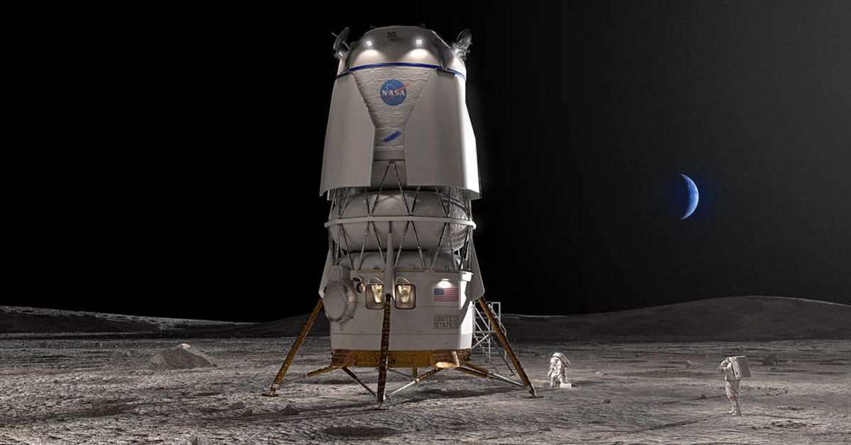 Blue Origin's Massive Leap - A $3.4 Billion NASA Contract for Lunar Lander for Artemis V